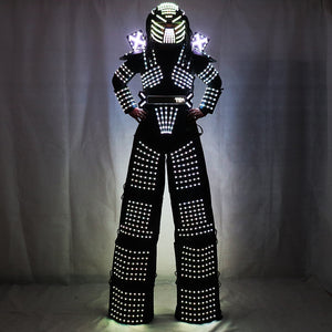 Traje De Robot LED Pilotis Walker Lumière LED Robot Costume de Costume de Vêtements de l'Événement Kryoman Costume Disfraz De Robot