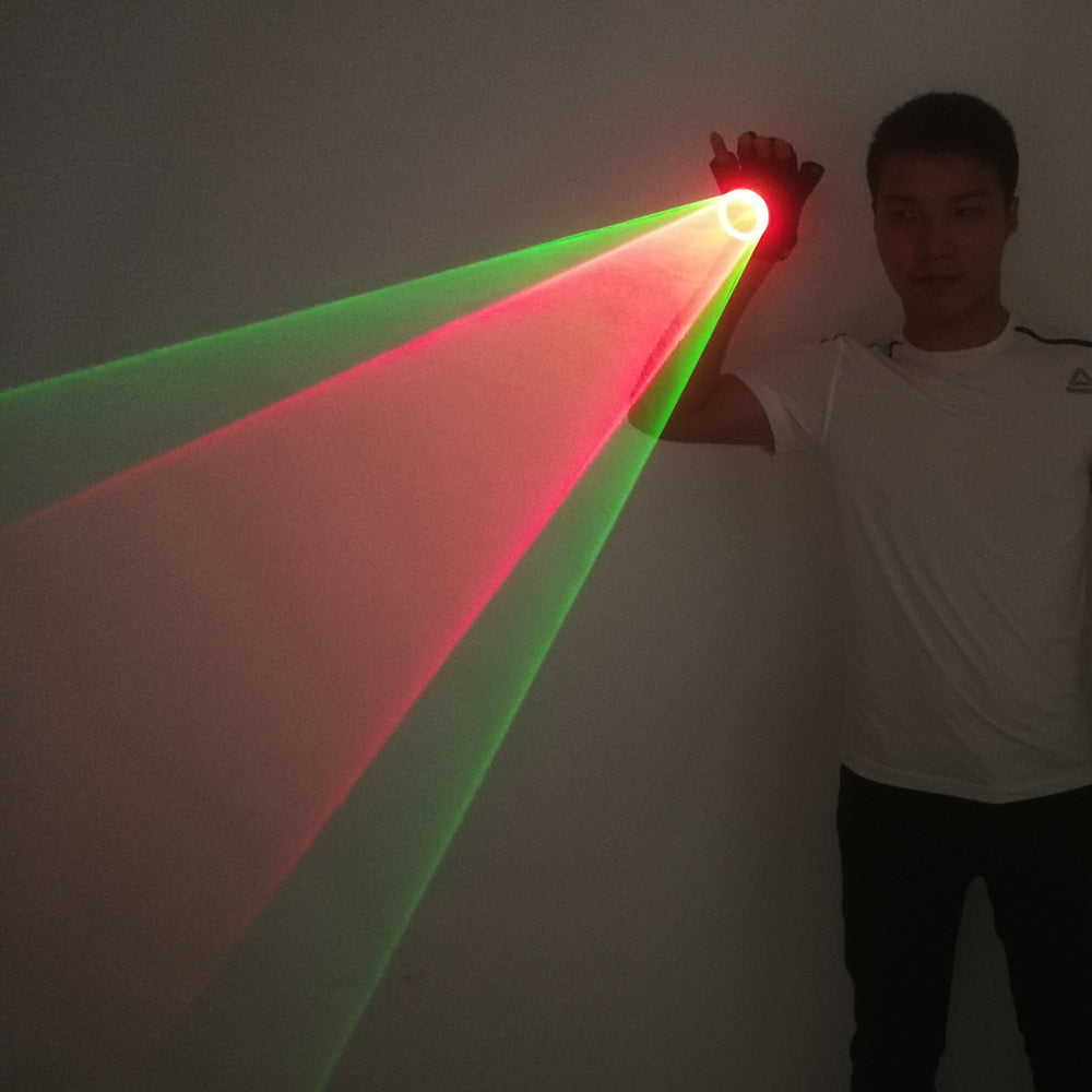 Laser Vortice Guanti Auto Verde Vortice Rotante del Laser di Guanto per la Festa in discoteca DJ Club Laser Show