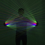 Carica l&#39;immagine nel visualizzatore di Gallery, 2 In 1 Guanti Laser RGB Colorati con 4 Pcs Laser per Stage Laserman DJ Show Performance Event Party Forniture
