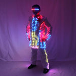 Load image into Gallery viewer, Full Color Smart LED Court Suit Europe Style Court Marshal Clothing Groom Wedding Mens Suits Light EDM Music Party Stage Singer

