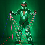Laden Sie das Bild in den Galerie-Viewer.LED Roboter Kostüm Roboter Kleidung DJ Traje Party Show Leuchtanzüge für Tänzer Party Performance Electronic Music Festival DJ Show
