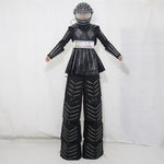 Load image into Gallery viewer, Women Robot Suit LED Stilt Skirt Kryoman Robot Suit Event Trajes De Used with  Laser Gloves
