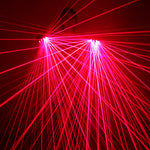 Charger l&#39;image dans la galerie, 2 en 1 gants laser rouges multi-lignes avec 4pcs Laser Disco LED gants laser pour LED Spectacle laser lumineux
