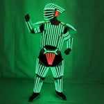 Charger l&#39;image dans la galerie, Night Club LED Robot Costumes Vêtements LED costume lumières lumineux Stade de danse spectacle Robe
