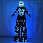 Load image into Gallery viewer, Traje De Robot LED Stilts Walker LED Light Robot Costume Clothing Event Kryoman Costume Led Disfraz De Robot
