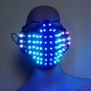 Maschere LED colorate Hero Face Guard PVC Masquerade Party Halloween Compleanno Maschere LED