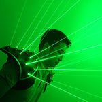 Cargar imagen en el visor de la galería, Láser verde Traje de LED Chaleco Chaleco Luminoso 532nm Láser Verde Guantes Gafas Para Láser de Mostrar la
