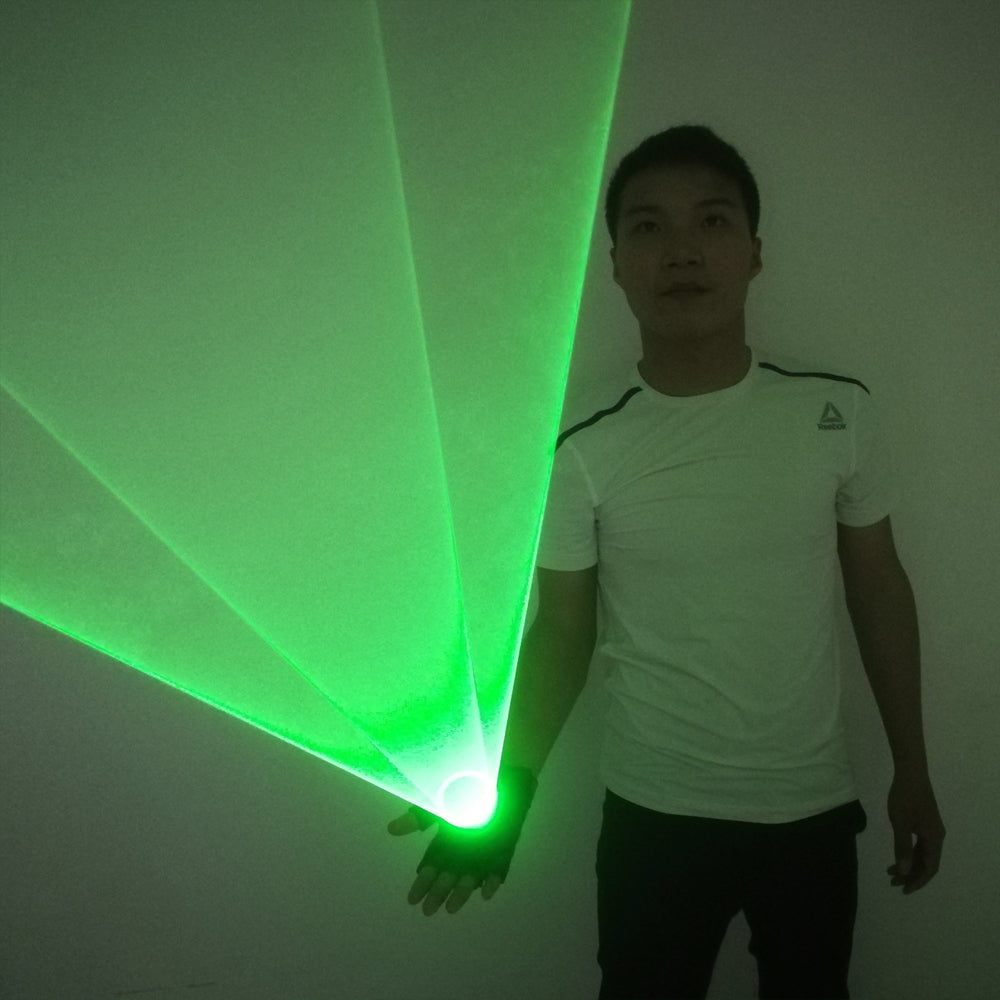 green laser light show