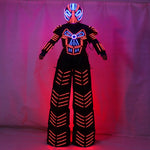 Carica l&#39;immagine nel visualizzatore di Gallery, Traje De Robot LED Stilts Walker robot LED Costume Abbigliamento Evento Kryoman Costume Led Disfraz De Robot
