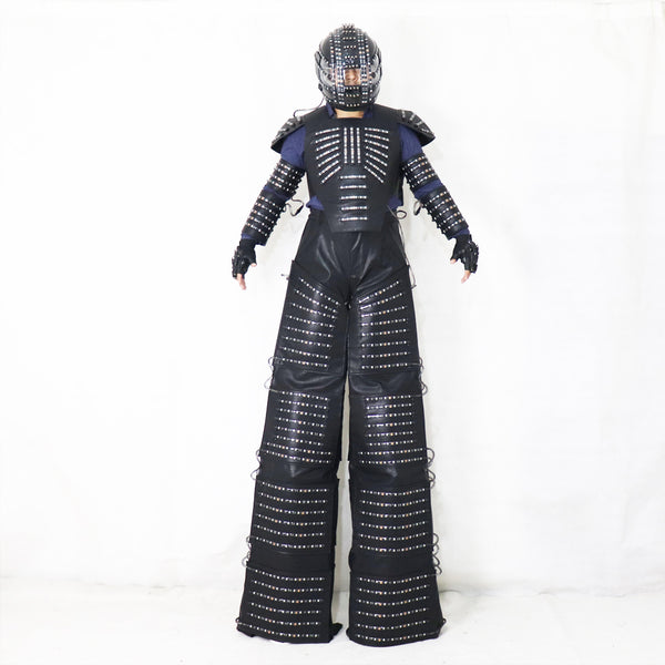 Costumes Laser Robot Costume David Guetta LED Robot Costume Avec