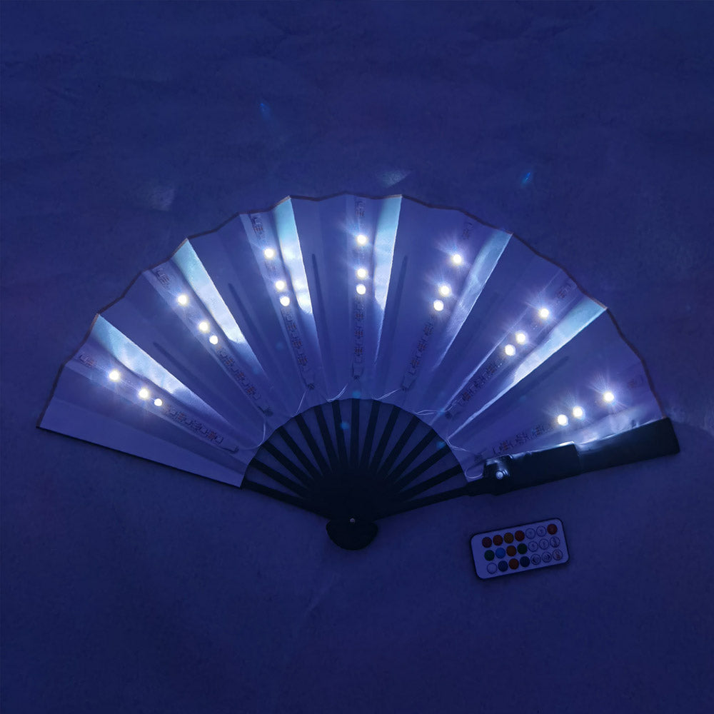 Full Color LED Fan Stage Performance Dancing Lights Fans Over 350 Modes ...