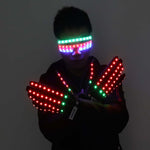 Load image into Gallery viewer, Flashing Gloves Glow 360 Mode LED Rave Light Finger Lighting Mitt Party Supplies Glowing Up Glove Glasses Party Decor
