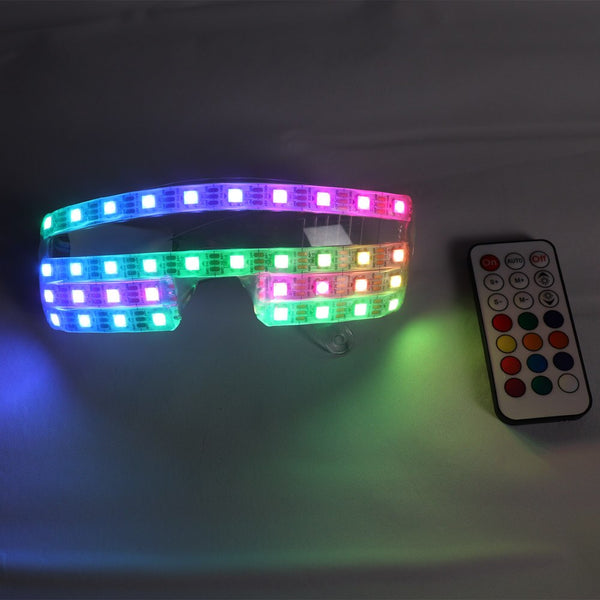 LED Glasses Sunglasses Goggles For Party Dancing Glowing LED Mask Rave  Glasse EDM Party DJ Stage Laser Show - DJ Drops and Jingles