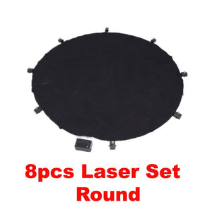 Green Laser Dancing Mat  LED Luminous Small Stage,Laser Rain Northern Lights Stage Performance Lighting Props