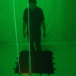 Carica l&#39;immagine nel visualizzatore di Gallery, Green Laser Dancing Mat  LED Luminous Small Stage,Laser Rain Northern Lights Stage Performance Lighting Props
