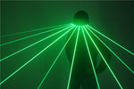 Cargar imagen en el visor de la galería, Gafas de láser verde de 532 nm para espectáculos de DJ de club de pub con gafas de escenario LED de láser verde de 10 piezas

