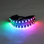 Laden Sie das Bild in den Galerie-Viewer.LED Glasses Sunglasses Goggles for Party Dancing Glowing LED Mask Rave Glasse EDM Party DJ Stage Laser Show
