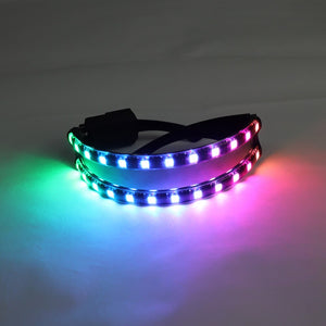 LED Glasses Sunglasses Goggles for Party Dancing Glowing LED Mask Rave Glasse EDM Party DJ Stage Laser Show