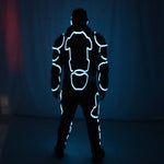 تحميل الصورة في عارض المعرض ،Red Laser Battle Suit LED Costumes Clothes Bar Nightclub DJ Lights Luminous Stage Dance Performance
