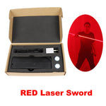 Carica l&#39;immagine nel visualizzatore di Gallery, Mini Dual Direction Blue Laser Sword for Laser Man Show Double Headed Wide Beam Red and Green Pedal Laser Show Props
