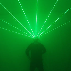 New Programmable Green Laser LED Glasses Dynamic Scanning Special Effects Dancing Stage Show DJ Club Party Laserman Show