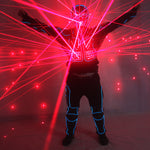 Charger l&#39;image dans la galerie, Laser Robot set, Red Laser armure LED costume, El Wire light set USA talent show
