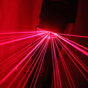 Roter Laser-Taillenband-Gürtel führte Gürtel für glühende Handschuhgläser Weihnachten Halloween Nachtclub EDM Festival Leistung