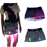 Load image into Gallery viewer, Fashion Mini LED Sexy Skirt Party Nightclub Mini Skirts Fashion Female Fitted Tight All-over Skirt
