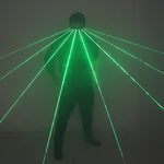Cargar imagen en el visor de la galería, New Programmable Green Laser LED Glasses Dynamic Scanning Special Effects Dancing Stage Show DJ Club Party Laserman Show
