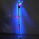 Charger l&#39;image dans la galerie, LED Crutch Light Up Cane Belly Dancing Flashing White Canes Women Men Jazz Dance For Stage Performance Party As Gift
