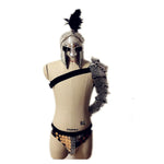 Carica l&#39;immagine nel visualizzatore di Gallery, Festival Outfit Men Roman Knights Cosplay Costume GoGo Dancer Costume Party Handmade Mirror Costume Nightclub
