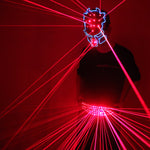 Load image into Gallery viewer, Red Laser Belt Mask LED Glowing Girdle Dj Disco Dance Clothing Ballroom Singer Disco Laser Man Vest Suit
