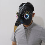 Cargar imagen en el visor de la galería, Full Color LED Lighting Steampunk Glasses Gas Masks Goggles Cosplay Bar Props Gothic Anti-Fog Haze Men and Women Mask
