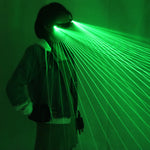 Carica l&#39;immagine nel visualizzatore di Gallery, Occhiali laser verdi Light Dancing Stage Show DJ Club Party Guanti verdi Show Laserman Multi Travi
