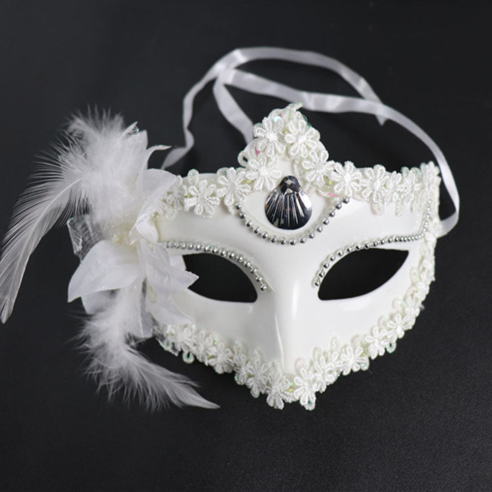 Women Lady Light Up LED Mask Masquerade Carnival Venetian Ball Masks Flashing Party Wedding Halloween Christm