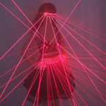 Load image into Gallery viewer, Red LED Clothes Laser Suits Laser Bra Sexy Girl Laser Glasses for Nightclub Performers

