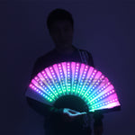 Carica l&#39;immagine nel visualizzatore di Gallery, Full Color LED Fan Stage Performance Dancing Lights Fans Night Show Singer DJ Fluorescent Costumes Halloween Party Gifts
