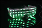Laden Sie das Bild in den Galerie-Viewer.LED Flash Gläser 6 Beleuchtung Farben wählen Leuchten blinkende Brillen für Karneval Party Tanz Kostüm Dekoration
