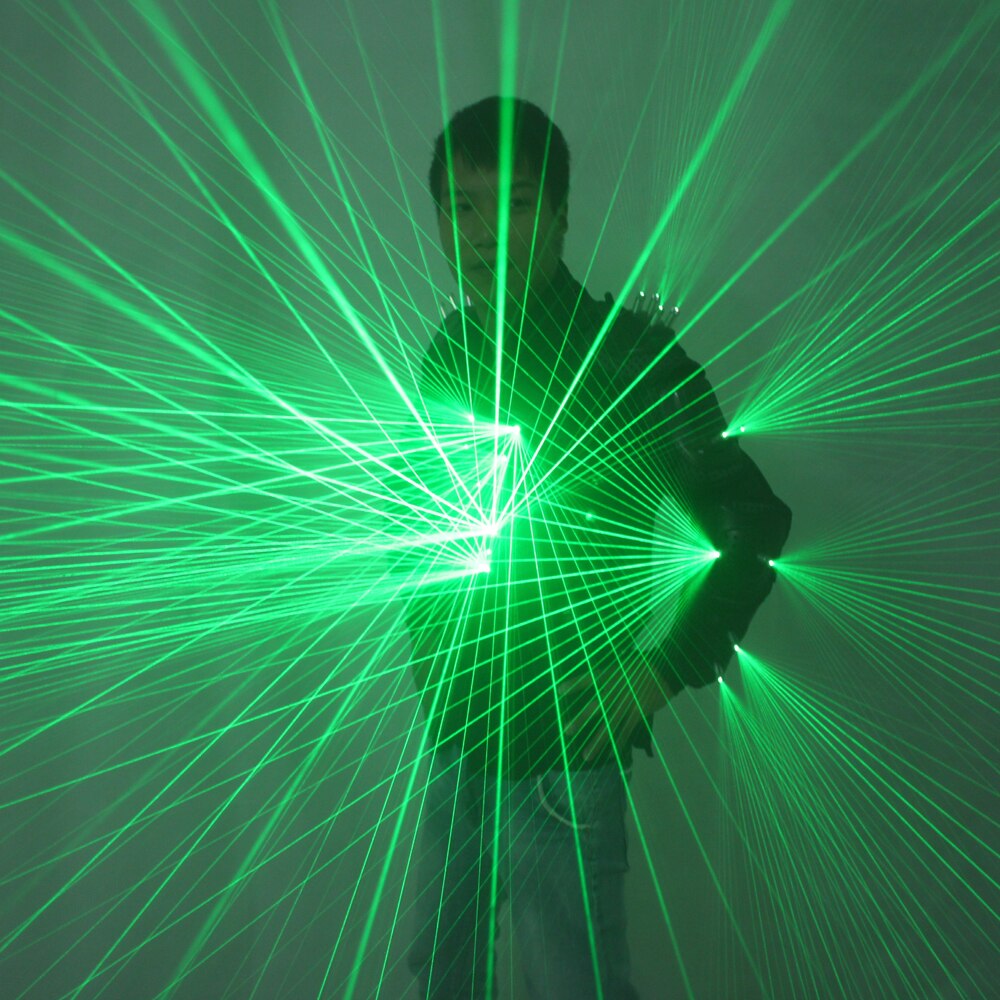 Grüne Laser-Weste LED-Kleidung Laser Anzüge Laser Man Kostüme Für Nachtclub-Performer