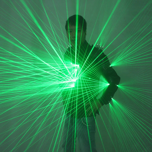 Chaleco de láser verde CONDUJO láser de ropa satisface trajes del hombre de láser para ejecutantes del club nocturno