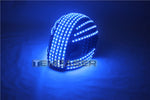 Charger l&#39;image dans la galerie, RGB Couleur LED Casque Monster Luminous Hat Dance Clothes DJ Helmet
