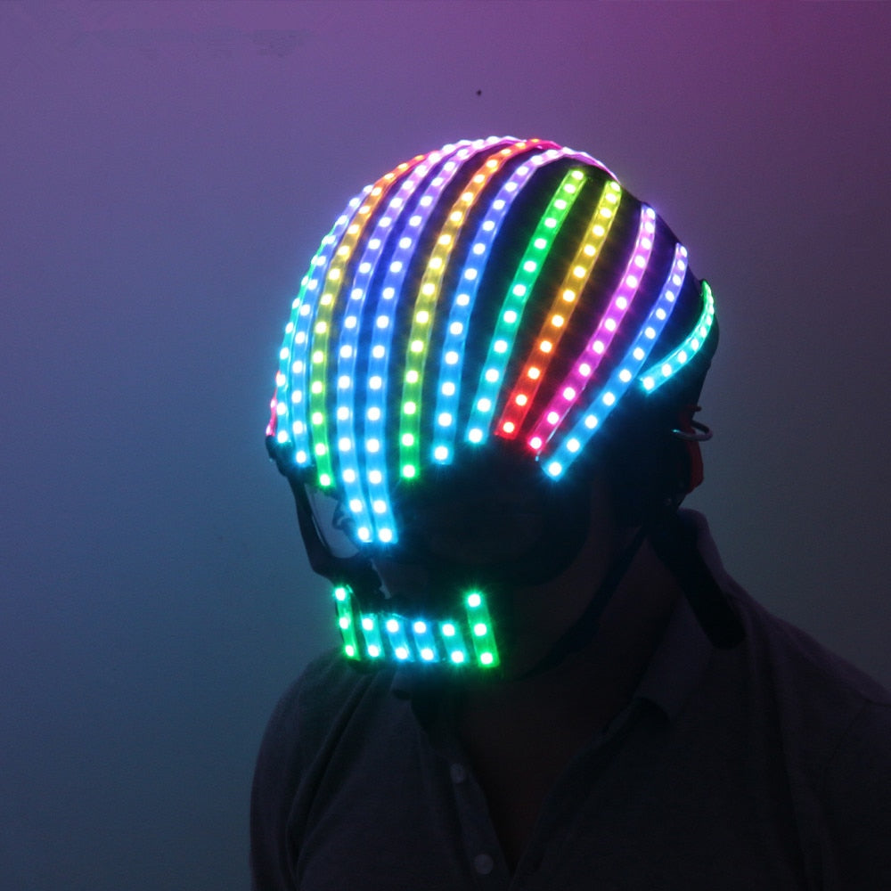 Led Helmat LED Helmet – temlaser.net