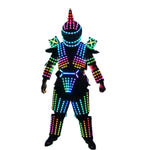 تحميل الصورة في عارض المعرض ،Full Color LED Robot Suit Stage Dance Costume Tron RGB Lighted Luminous Outfit Team Wears Cosplay Dress Vest Disco
