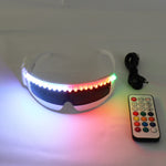 Load image into Gallery viewer, Fashion Cool LED Glasses Luminous Neon Light Up Glasses Glowing Rave Costume Glasses Christmas Halloween Supplies DJ Club Props
