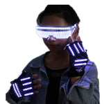 Laden Sie das Bild in den Galerie-Viewer.Neues Design LED Licht Emittierende Kostüme LED Leuchtende Brille Handschuhe Bühne Requisiten für Kinder Geburtstagsgeschenk
