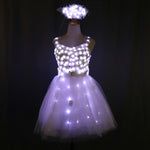 تحميل الصورة في عارض المعرض ،العروس تضيء الملابس المضيئة LED زي الباليه توتو فساتين LED للرقص التنانير حفل زفاف
