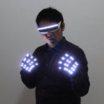 Laden Sie das Bild in den Galerie-Viewer.LED-Handschuhe blinken Skeleton Stage Requisiten Flash-Handschuhe für Holiday Party Events Shows
