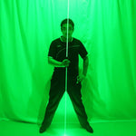 Carica l&#39;immagine nel visualizzatore di Gallery, Mini Dual Direction Green Red Bule Laser Sword For Laser Man Show

