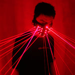 Carica l&#39;immagine nel visualizzatore di Gallery, Maschera laser rossa si accendono maschere per feste Neon Maska Cosplay Mascara Horror Mascarillas Glow In Dark Masque V
