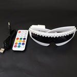 Load image into Gallery viewer, Fashion Cool LED Glasses Luminous Neon Light Up Glasses Glowing Rave Costume Glasses Christmas Halloween Supplies DJ Club Props
